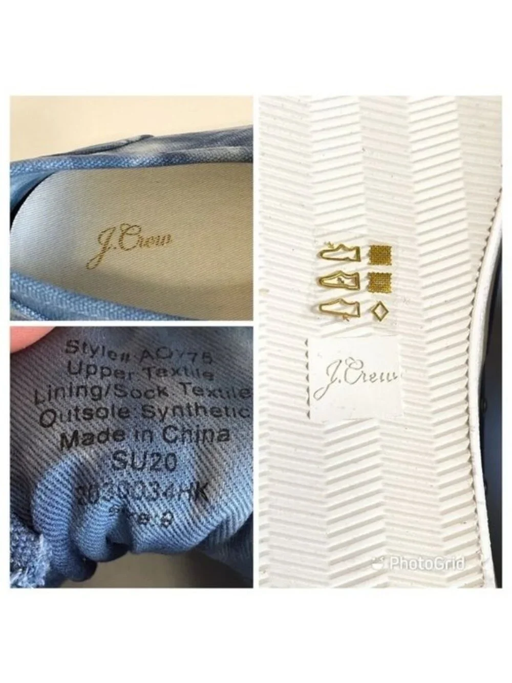 NIB J. Crew Blue Lace up Harbor Sneaker In Tie-dye